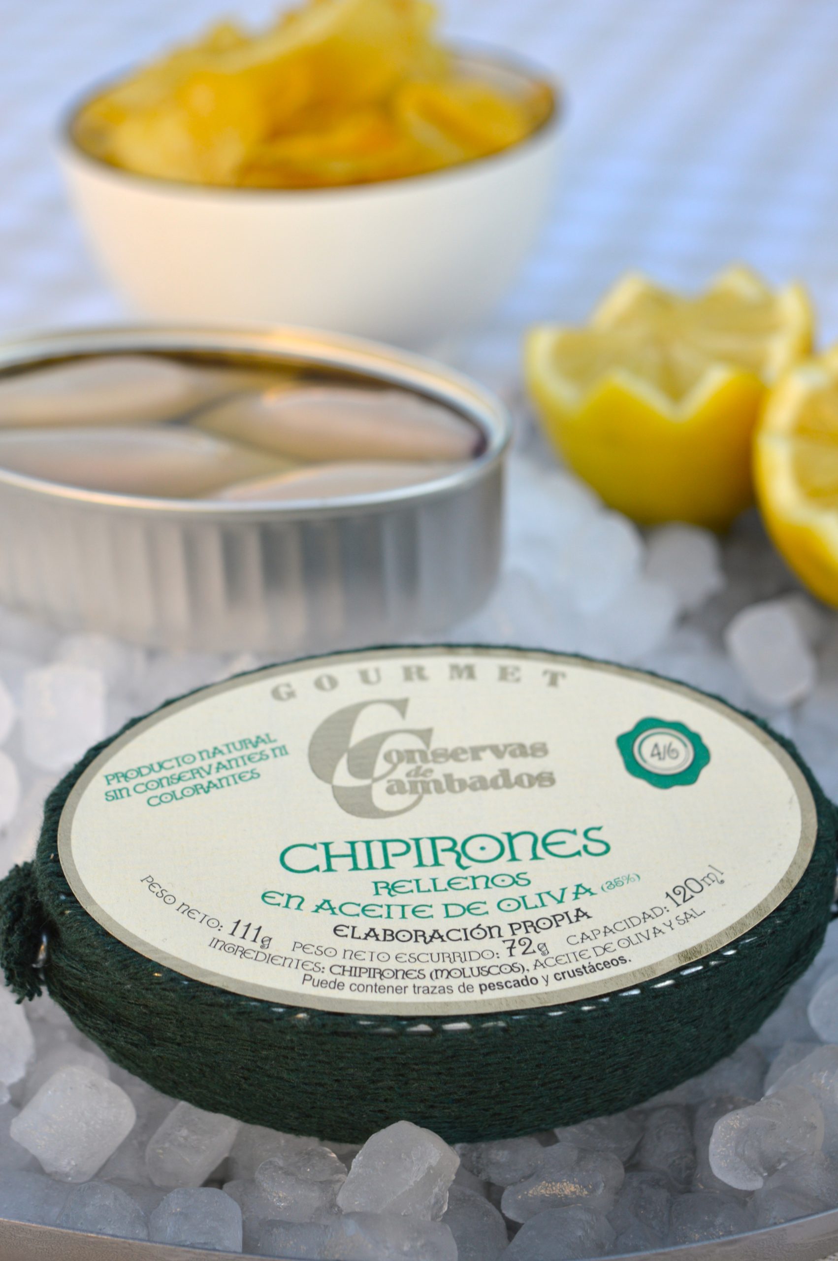 Chipirones Rellenos en Aceite de Oliva de Cambados - Imagen 3