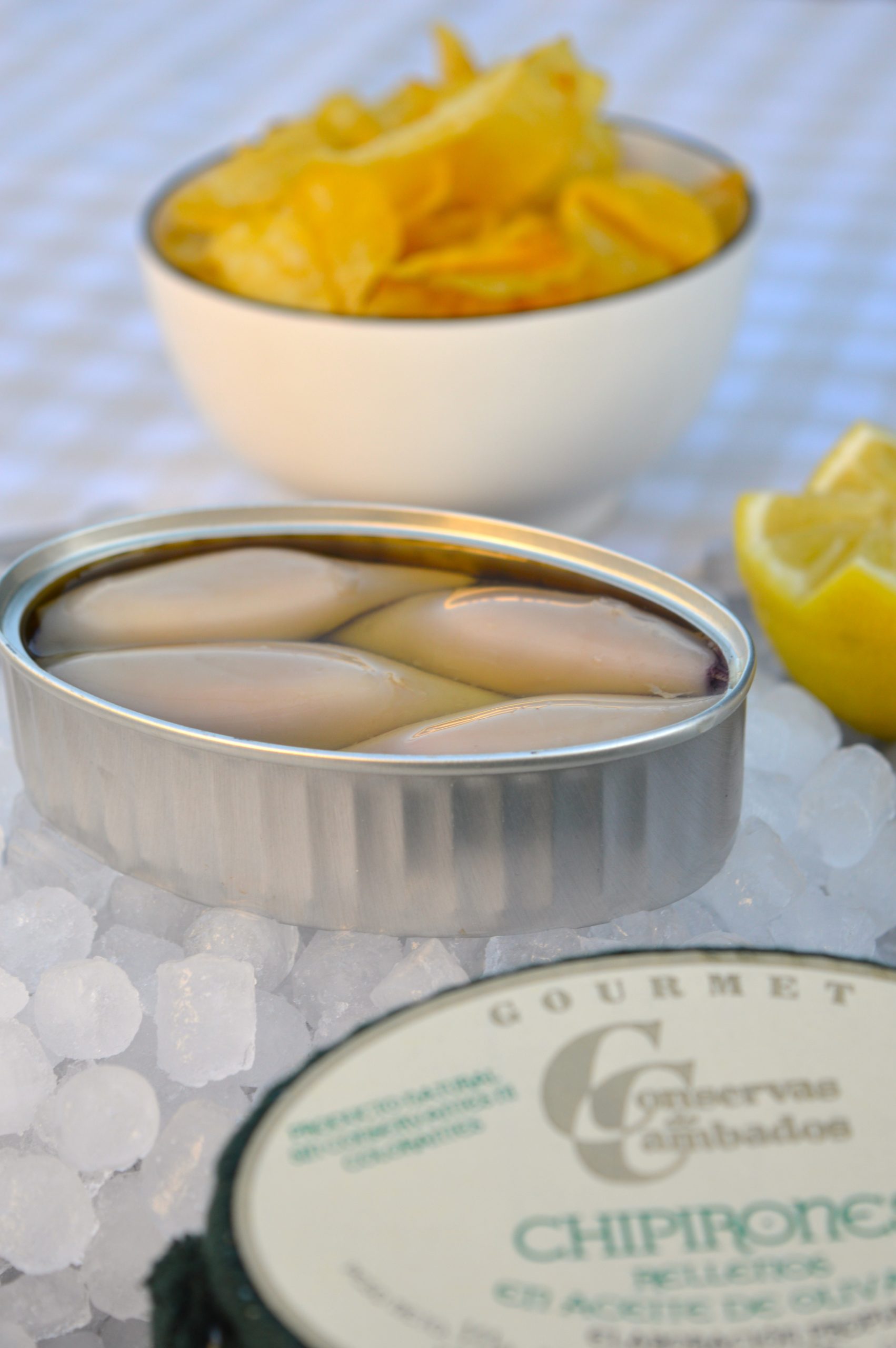 Chipirones Rellenos en Aceite de Oliva de Cambados - Imagen 4