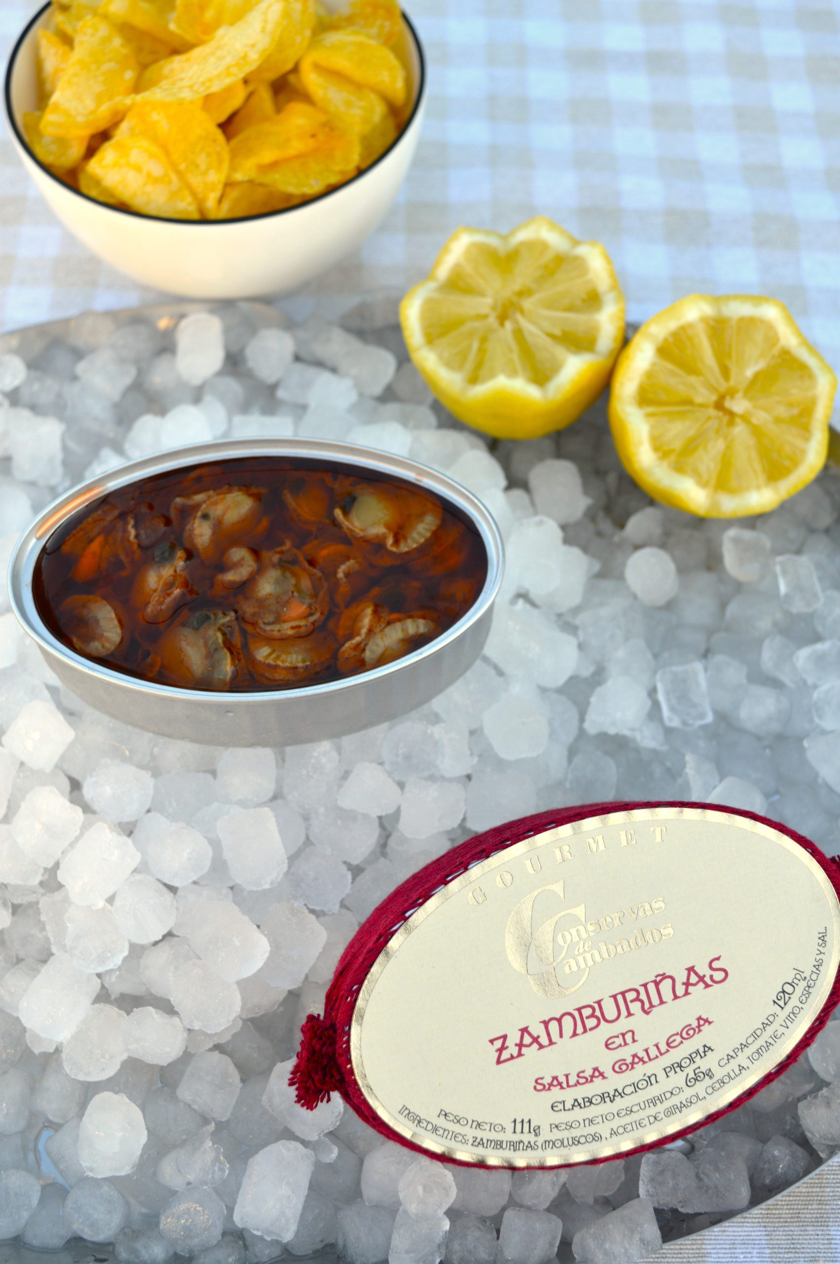 Zamburriñas en Salsa Gallega