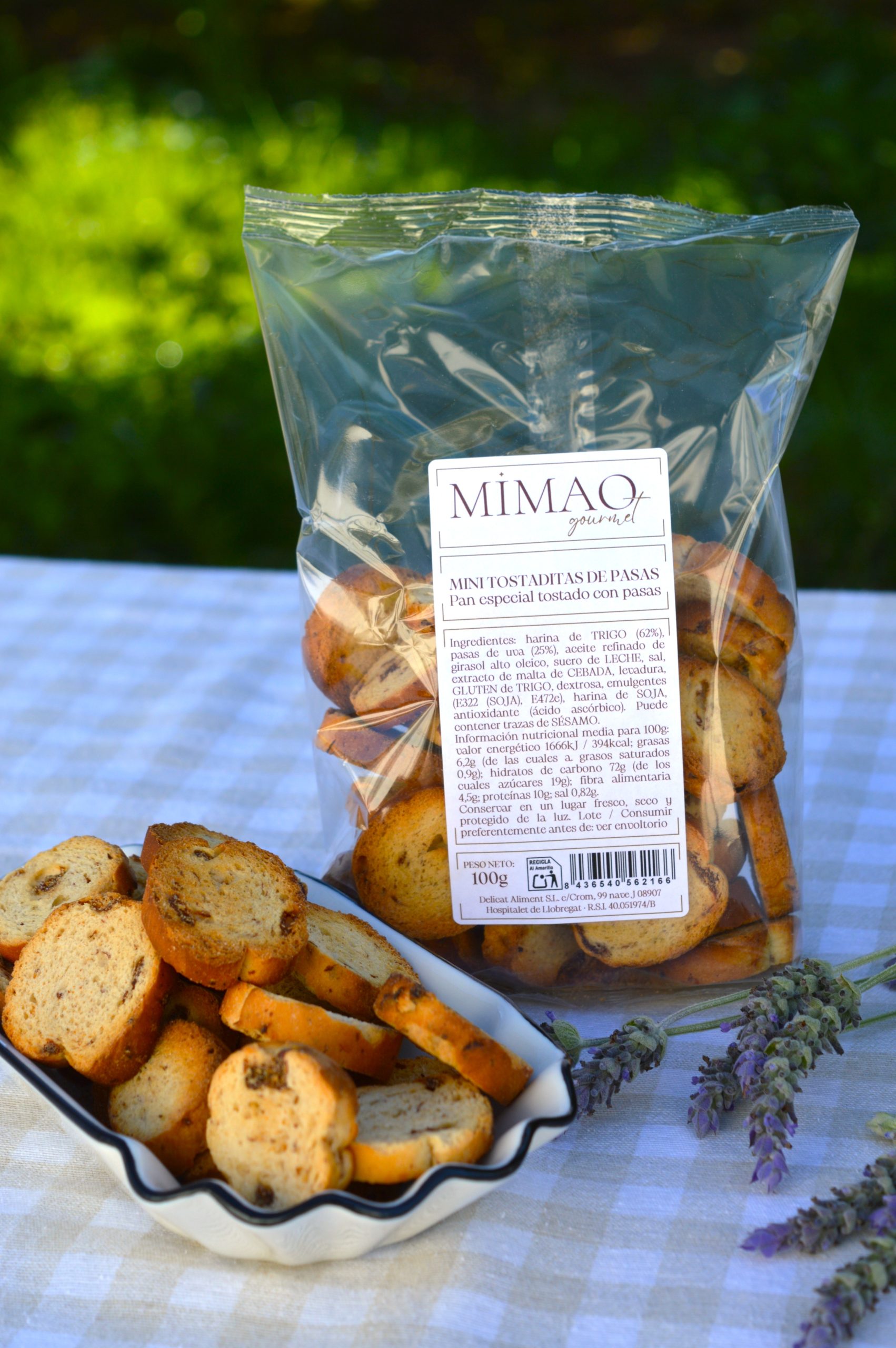 Mini Tostaditas de Pasas